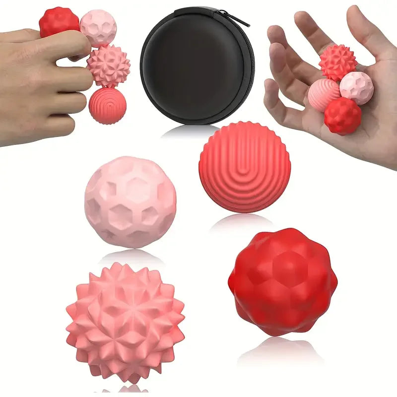 Silicone Magnetic Fidget Balls Fidget Toys Stress Balls for Adults Sensory Stone Travel Toys for Calming Autism and ADHD