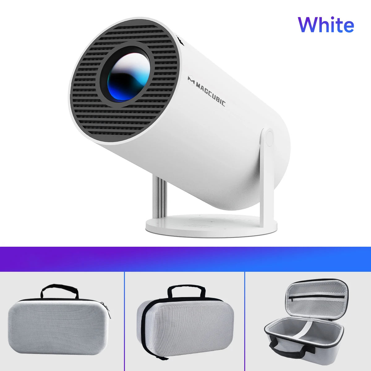 MAGCUBIC Projector HY300 PRO 8K Android 14 Dual Wifi6 290ANSI Allwinner H726 BT5.4 1080P 1280*720P Home Cinema Outdoor Projetor