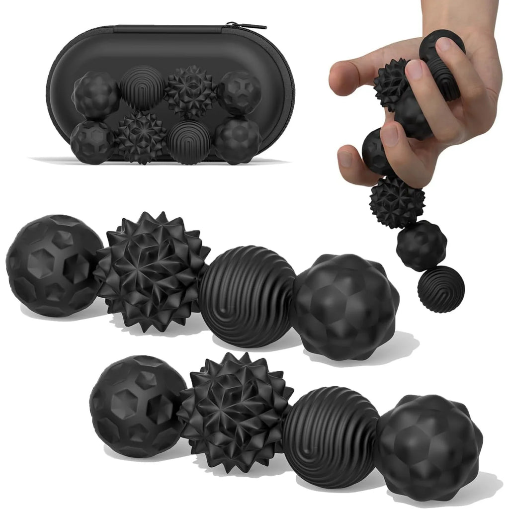 Silicone Magnetic Fidget Balls Fidget Toys Stress Balls for Adults Sensory Stone Travel Toys for Calming Autism and ADHD