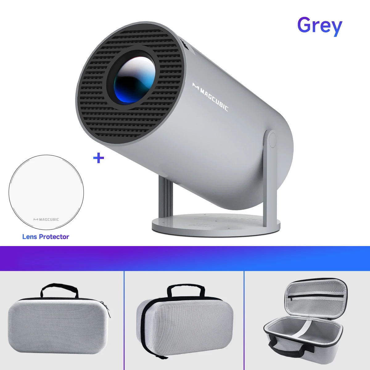 MAGCUBIC Projector HY300 PRO 8K Android 14 Dual Wifi6 290ANSI Allwinner H726 BT5.4 1080P 1280*720P Home Cinema Outdoor Projetor