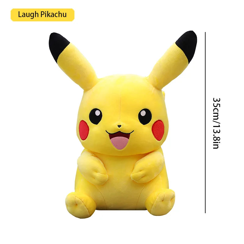 Pokemon Kawaii Pikachu Eevee Mew Charizard Stuffed Toys Cartoon&Cute Plush Doll Throw Pillow Christmas Halloween Day Gift
