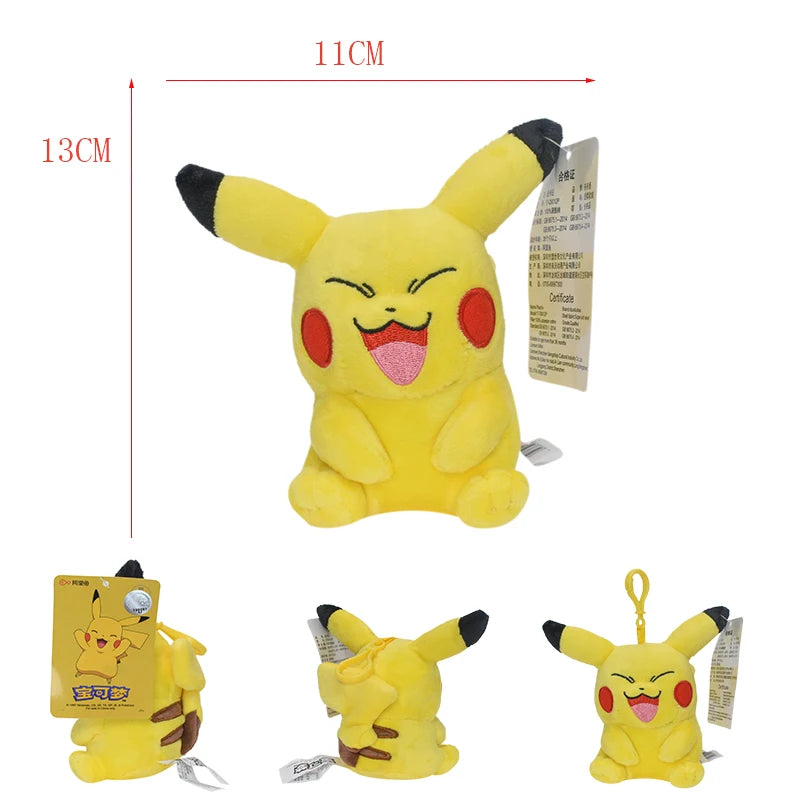 Pikachu 20cm Stuffed Plush Toys Kawaii Raichu Jenny Turtle Anime Doll Kids Birthday Christmas Gift