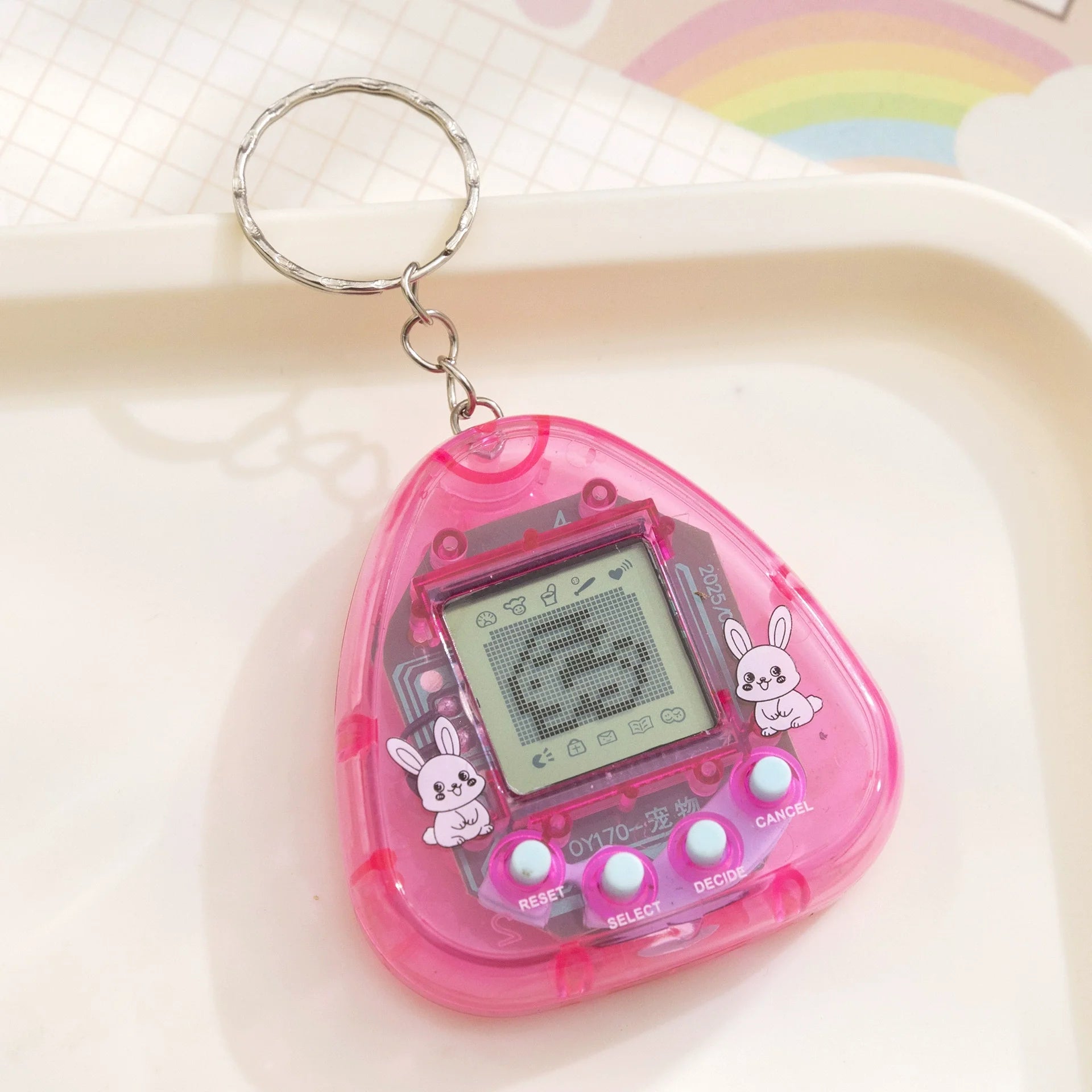 1PC Transparent Electronic Pets Nostalgic 168 Pets In One Virtual Cyber Digital Nostalgic Funny Toys Pixel Funny Play