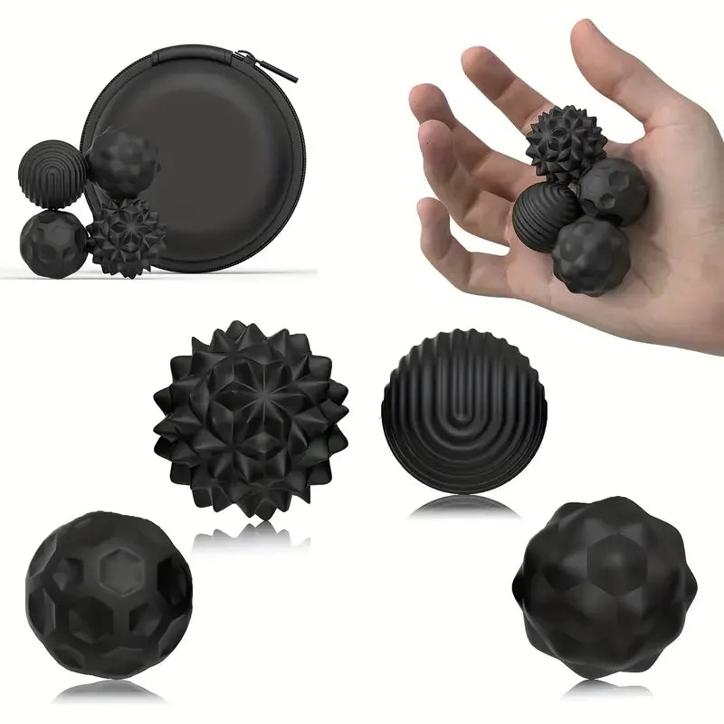 Silicone Magnetic Fidget Balls Fidget Toys Stress Balls for Adults Sensory Stone Travel Toys for Calming Autism and ADHD