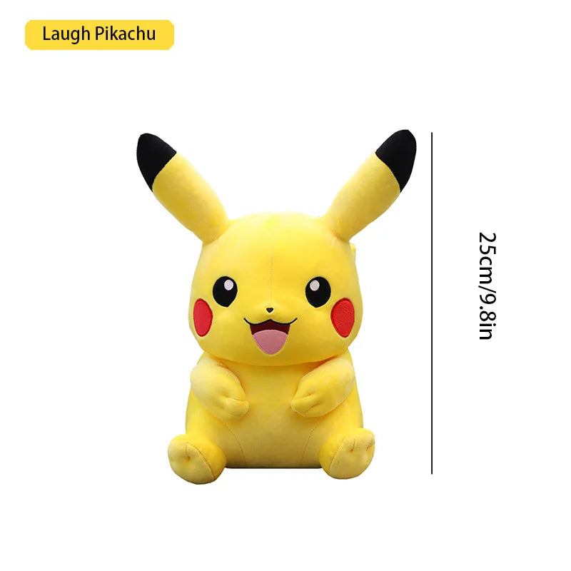 Pokemon Kawaii Pikachu Eevee Mew Charizard Stuffed Toys Cartoon&Cute Plush Doll Throw Pillow Christmas Halloween Day Gift