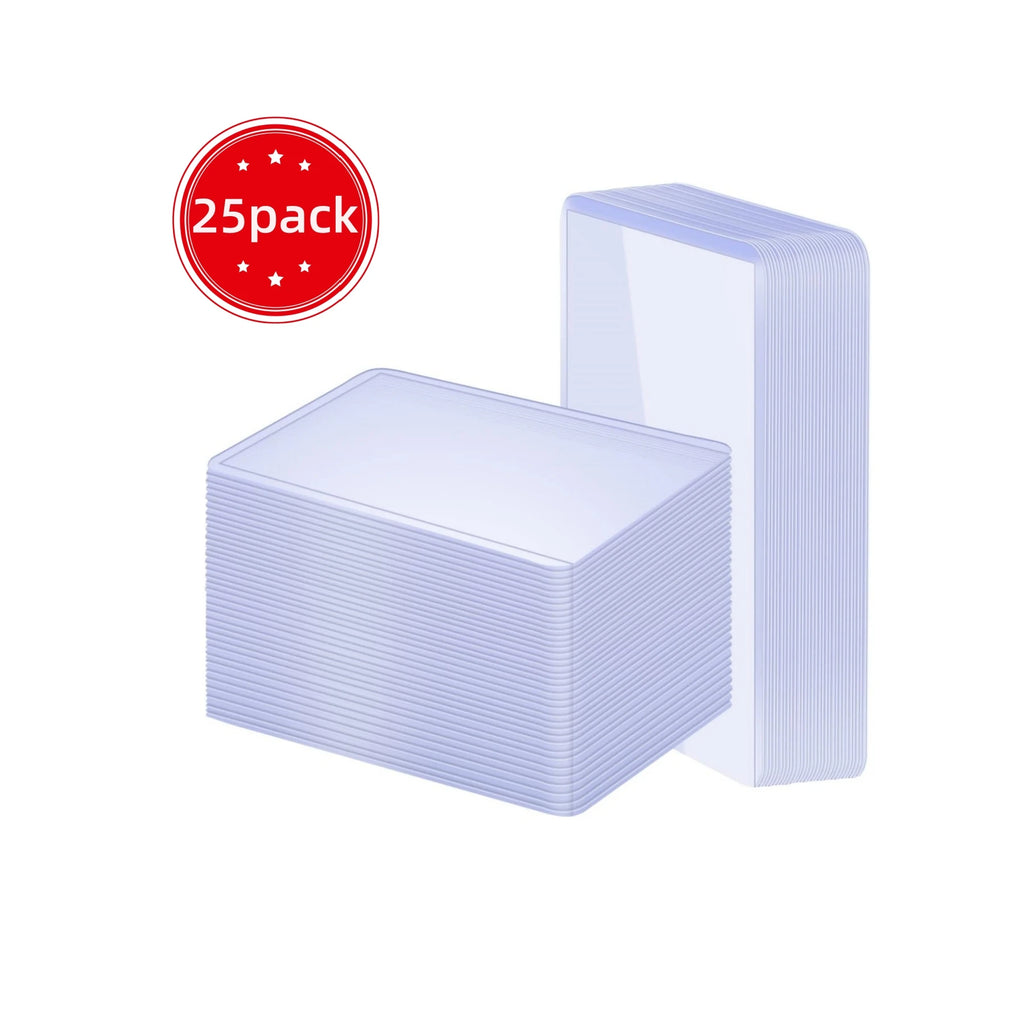 Card Sleeves Holder Game Cards  PVC Hard Plastic Toy Top  For Protectors Trading Storage Gift 3 x 4inches