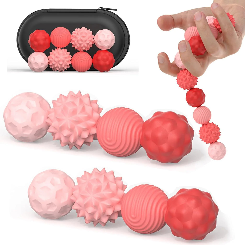 Silicone Magnetic Fidget Balls Fidget Toys Stress Balls for Adults Sensory Stone Travel Toys for Calming Autism and ADHD