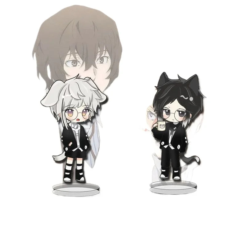 5cm/1.97in Anime Bungo Stray Dogs Standing Plates Kawaii Acrylic Peripherals Atsushi Nakajima Birthday Gifts Desktop Decoration