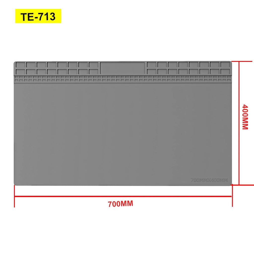 Silicone Soldering Mat Pad Desk Platform  for Welding Station Iron Phone PC  Repair Magnetic Heat Insulation No Lead S-160