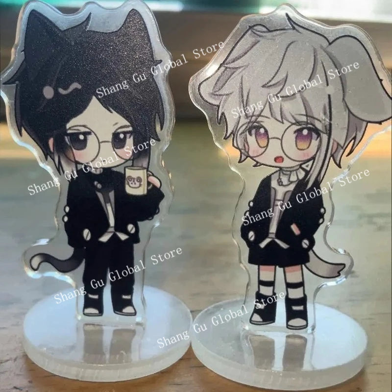 5cm/1.97in Anime Bungo Stray Dogs Standing Plates Kawaii Acrylic Peripherals Atsushi Nakajima Birthday Gifts Desktop Decoration