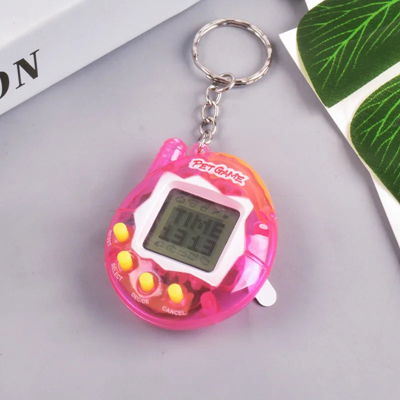 1PC Transparent Electronic Pets Nostalgic 168 Pets In One Virtual Cyber Digital Nostalgic Funny Toys Pixel Funny Play