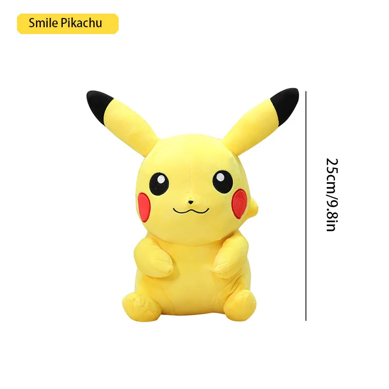 Pokemon Kawaii Pikachu Eevee Mew Charizard Stuffed Toys Cartoon&Cute Plush Doll Throw Pillow Christmas Halloween Day Gift