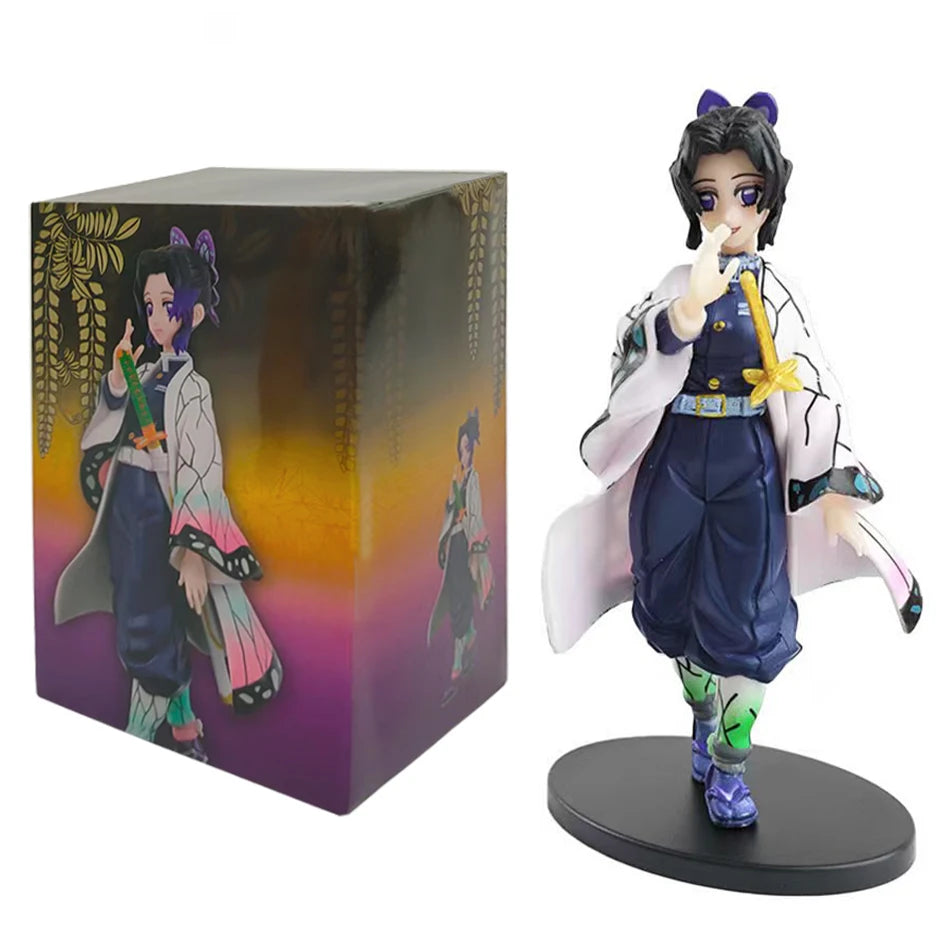 Hot Anime Demon Slayer Kimetsu no Yaiba Figure Kamado Tanjirou Action Figure Agatsuma Zenitsu Nezuko Warrior PVC Model Toys