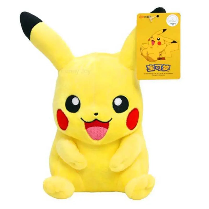 Pikachu 20cm Stuffed Plush Toys Kawaii Raichu Jenny Turtle Anime Doll Kids Birthday Christmas Gift