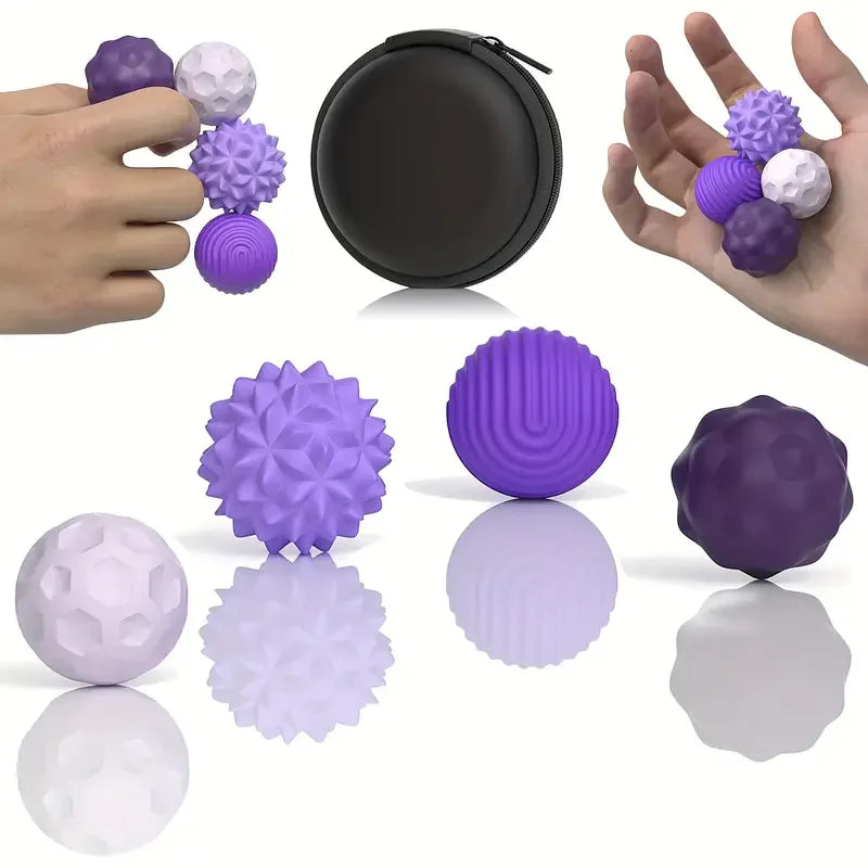 Silicone Magnetic Fidget Balls Fidget Toys Stress Balls for Adults Sensory Stone Travel Toys for Calming Autism and ADHD