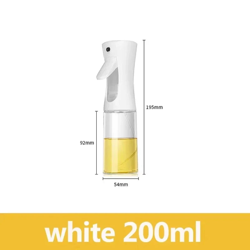 200/300/500mlOil Spray Plastic Household Kitchen Oil Spray Bottle Or Oil Brush Nebulizing Mist Filling Cooking Dual Use BBQ